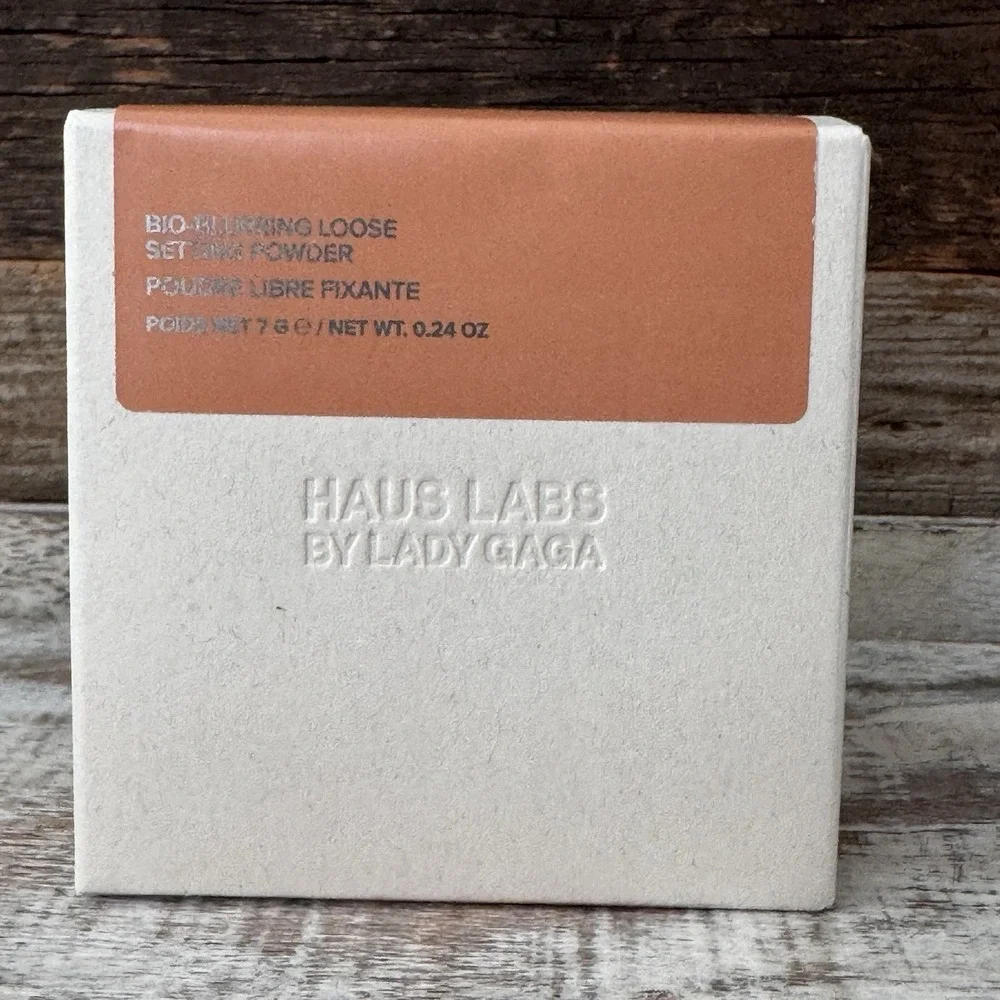 Haus Labs Bio Blurring Loose Setting Powder Deep Honey 0.24oz New | Out of Stock